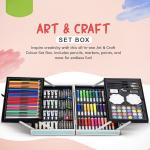 145 pcs Big Coloring Suitcase Kit